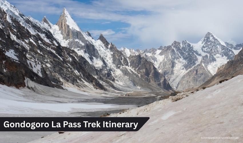 Gondogoro La Pass Trek: K2 Base Camp and Gondogoro La Trek Itinerary in Pakistan Karakoram