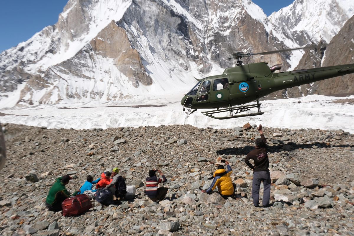 rescue at concordia, baltoro