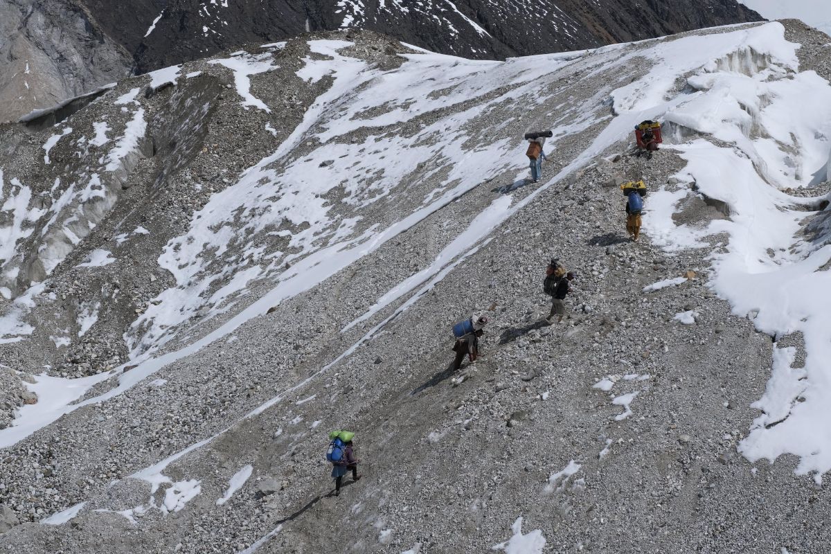 walking from concordia to k2 base camp