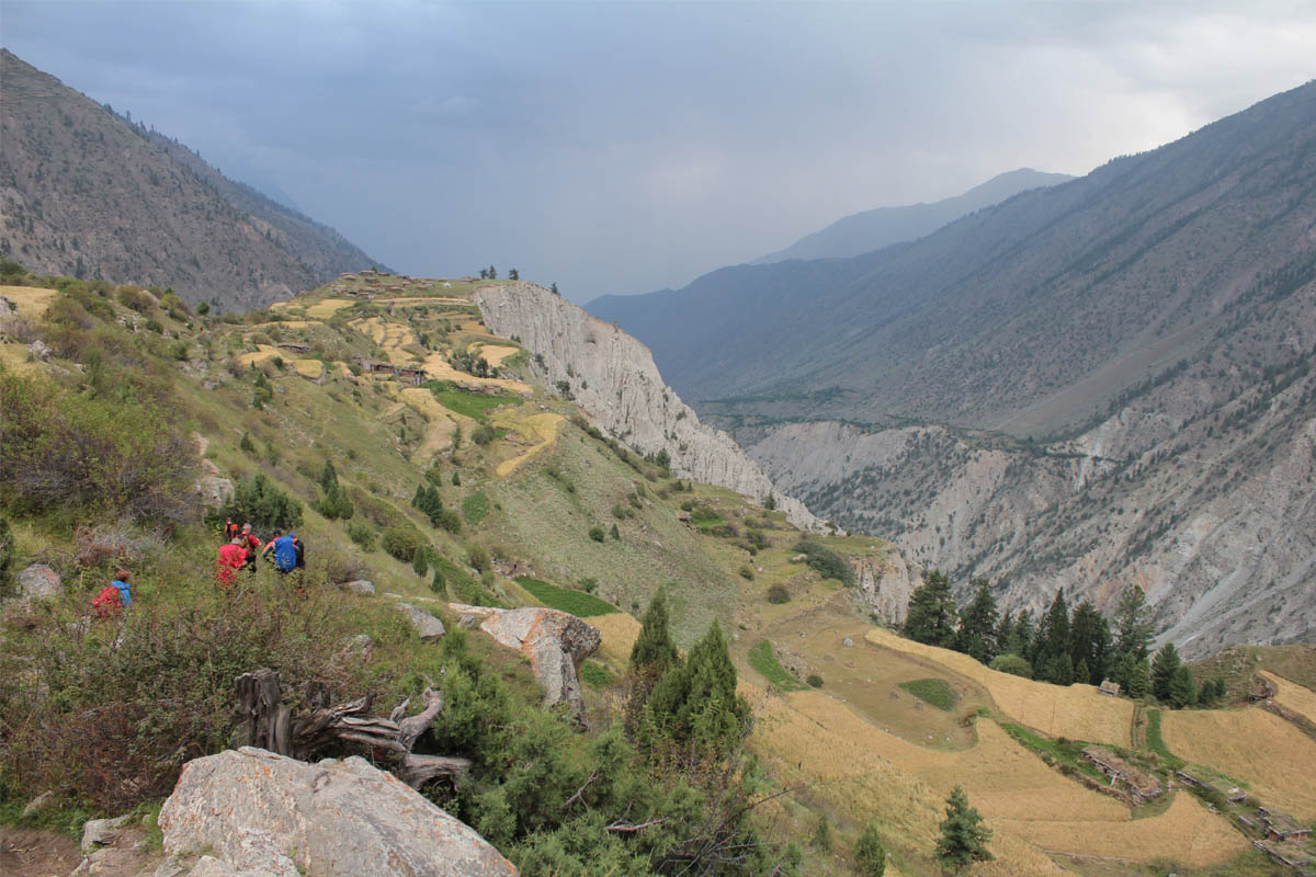 During Snow lake trek